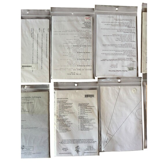 Vintage Quilt Pattern Applique Lot Country Rabbit Shoes Dog Rabbit Santa Ducks - Picture 6 of 7